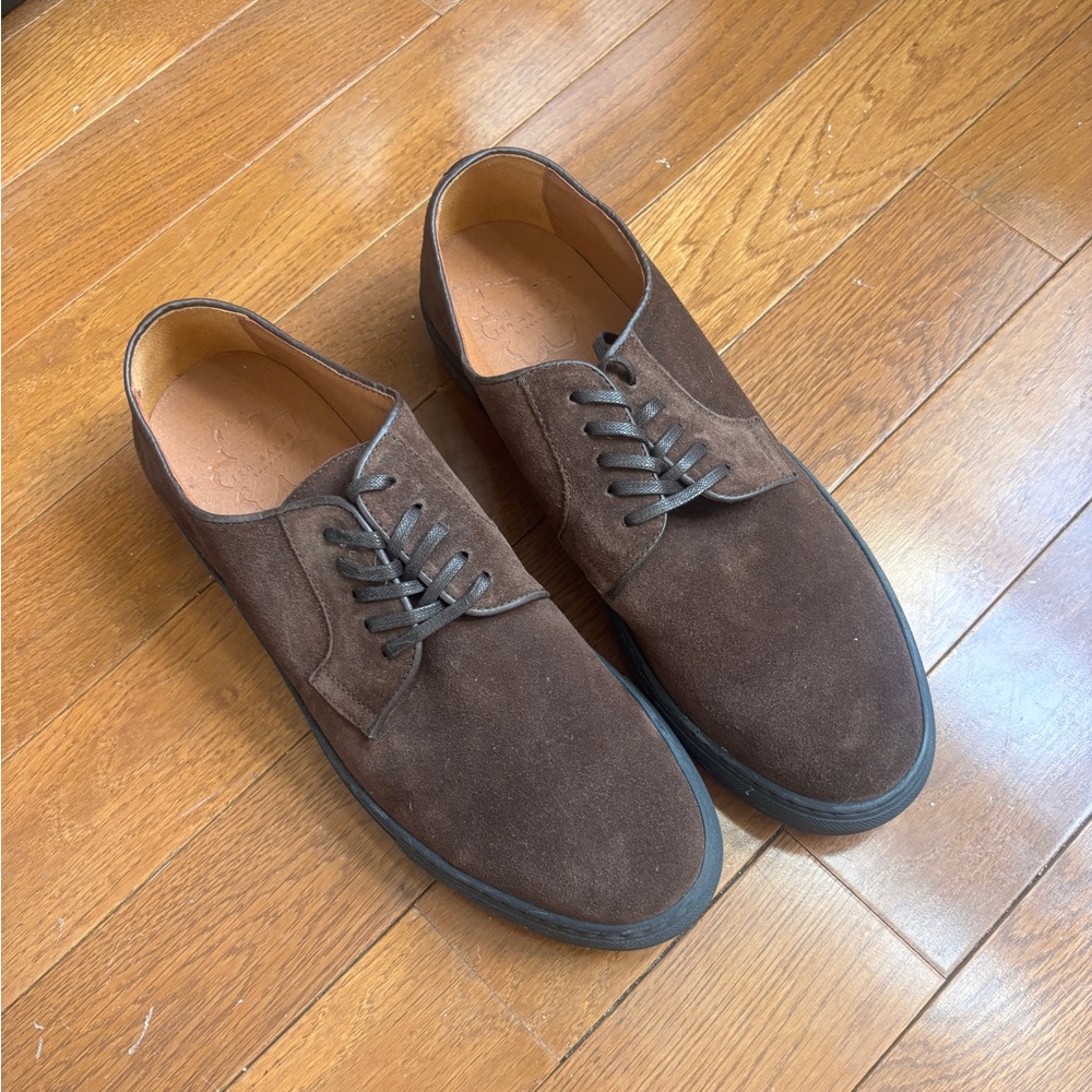 Ted Baker London Dark Brown Suede Sneakers
